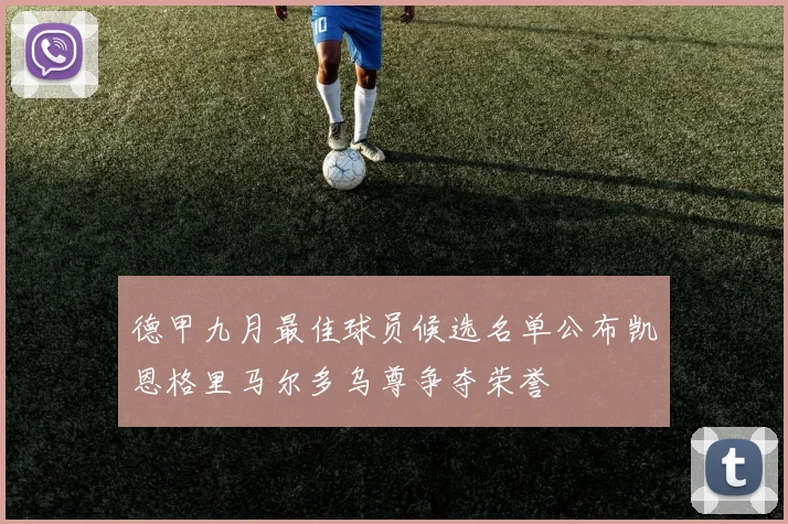 德甲九月最佳球员候选名单公布凯恩格里马尔多乌尊争夺荣誉